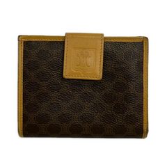 CELINE セリーヌ マカダム柄 がま口 二つ折り財布 トリオンフ レトロ