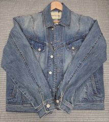 ポートランド様70505 bige Levi's インディゴ デニムジャケット - メルカリ