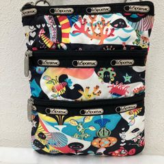 ☆タグ付き新品☆ レア柄 レスポートサック ミニポーチ パステル 