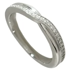ハリーウィンストン HARRY WINSTON トリスト ワンロウ バンド リング 指輪 ダイヤモンド 約10号 WBDPRDIRTST-050 Pt950 5.4g レディース【中古】のサムネイル