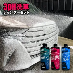 ACOAT 3ph洗車シャンプー3本セット 中性シャンプー 脱脂シャンプー 弱酸性シャンプー 500ml 洗車シャンプー 3ph 洗車用品 Aコート エーコート カーシャンプー 濃縮タイプ プロ仕様 洗車洗剤 濃縮シャンプー フォームガン対応 車 洗車グッズのサムネイル