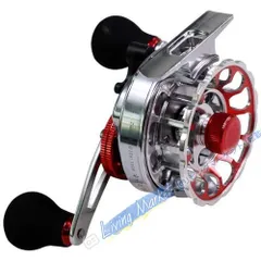 【新品未使用】 チヌリール 筏リール カセ釣り イカダリール 落とし込み 左/右巻き 3.6:1ギア比 10+1BB 氷釣り 磯釣り 最大ドラグ力5kg CZH526P409のサムネイル