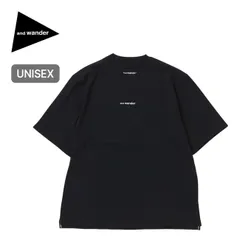 【新品】and wander アンドワンダー ドライメッシュT 5746964035 ブラックのサムネイル