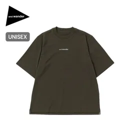 【新品】and wander アンドワンダー ドライメッシュT 5746964035 d.カーキのサムネイル
