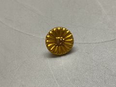 大日本帝国 旧日本軍 勲章 菊水バッジ(通称菊水部隊章) 純銀 当時物