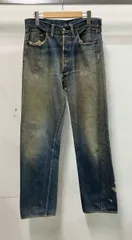 LEVI'S リーバイス ジーンズ 60s ボタン裏W 赤耳501XX 足長R 過渡期 ビッグE クロカン ブルー