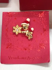 A【A1-97】◇ vendome aoyama 熊ブローチのサムネイル