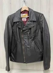 SCHOTT × Supreme ダブルライダースジャケット Sサイズ ブラウン レザーのサムネイル