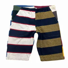 バーバリアン ハーフパンツ メンズ M マルチカラー クレイジーパターン カナダ製 コットン100％ ラグビーウェア 防縮加工 希少のサムネイル