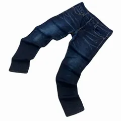 ジースターロウ 3301 デニムパンツ メンズ W32 テーパード スキニー ストレッチ ヒゲ アメカジ ジーンズ ジーパン