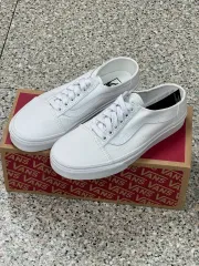 235 VANS オールドスクール ミュール 白