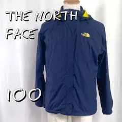 【特価】THE NORTH FACEノースフェイス 韓国モデル フードデタッチャブル マウンテンパーカー 100(メンズL) 紺ネイビー×黄色イエロー 【古着】【中古】【送料無料】