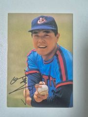 限定版】カルビー、プロ野球カード、1982年717、中日、中尾孝義 - メルカリ