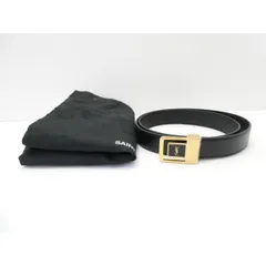 サンローラン SAINT LAURENT LA66 732556 保存袋付 バックルベルト △WP2919のサムネイル