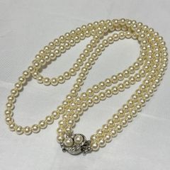 遺品整理 生前整理 淡水真珠 ロングネックレス - メルカリ