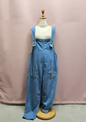 コットンデニム オーバーオール オールインワン