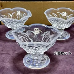 《3個セット》【未使用】東洋佐々木ガラス 氷彩 サンデーグラス  デザートグラス サンデーカップ かき氷 SASAKI CRYSTAL デッドストックのサムネイル