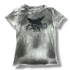 ボロ Tシャツ グランジTシャツ ダメージ加工 ハーレー風 常田大希 