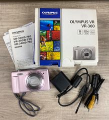 OLYMPUS オリンパス VR-360 ピンク デジカメ 充電器説明書付き - メルカリ