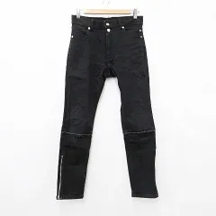 アンダーカバーイズム UNDERCOVERISM パンツ ジーンズ デニム スリム ロング 切替 綿 ストレッチ 黒 ブラック 1のサムネイル