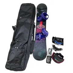 【中古】スノーボード　スノボ　K2 ブライトライト　143cm ゴーグル/ソフトケース付き　※生地剥がれの劣化有り　M80526-1のサムネイル