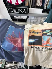 BILLABONG ビラボン⚫︎半袖　Tシャツ　クリーム　ブルー　M L
