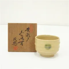 初代　水野双鶴　練込ぐい呑 水野双鶴「練込茶碗」 ｜ 名古屋 北岡技芳堂