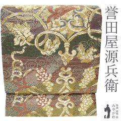 509my64◇華丸文 川島織物 金糸 銀糸 本袋帯◇美品 - メルカリ