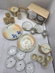 5 S04788  たち吉 橘吉 ソーサー 急須 湯呑み 御碗 カップ&ソーサー 小皿 皿 食器 まとめ 陶器 和食器