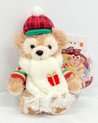 新品タグ付き ダッフィー クリスマスディライト ストラップ ぬいぐるみ