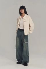 新作 完売品 26SS MOUSSY DIRTY COCOON BAGGY 1 - メルカリ