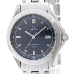 ☆極美品 2511 80 オメガ シーマスター120 ネイビー メンズ - メルカリ