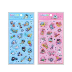 【期間限定価格】サンスター文具 ぷっくりシール たまごっち 2枚セット ブルー & ピンクのサムネイル
