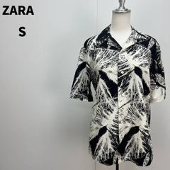 ZARA BASIC】気球柄 総柄 半袖シャツワンピース - メルカリ