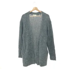 acne studios アクネストゥディオズ 長袖カーディガン RAYA　SHORT　RIB サイズ:XXS ロング/モヘア混    グレー レディース / 241022000330のサムネイル