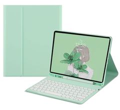 iPad Pro 11-inch 2022 Keyboard Case, Round Keys, Colorful Keyboard, iPad Pro 11 (4th, 3rd, and 11th Generation), Detachable Keyboard Cover with Apple Pencil Storage (Mint)