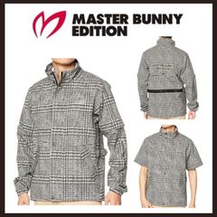 マスターバニーエディション　防寒　防風　スニード　ニット　セーター　裏地　千鳥柄 新品未使用 MASTER BUNNY EDITION(マスターバニーエディション) 千鳥格