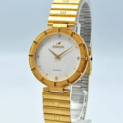 ENICAR エニカ 561.616M Quartz クォーツ ウォッチ 腕時計 ゴールド 金 Men's メンズ 男性 稼働品のサムネイル