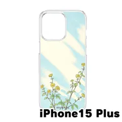 【新品未使用】iPhone15 Max 2023 クリア ハードケース (黄色のバラ) 薔薇 黄色 バラ 花柄 油絵風 夏 大人可愛い cl-cat15-ip15plus-499
