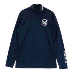 MARK & LONA ベロア長袖ハイネックシャツ 48 MARK&LONA ベロア ハイネックシャツ ネイビー 48 - メルカリ