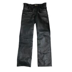 美品 Steeplechase リアルマッコイズ ホースハイドレザーパンツ 31