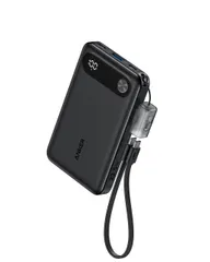 15 / 16 iPhone Android ディスプレイ搭載) ケーブル付属 USB-C USB-C iPad & 最大22.5W出力 10000mAh その他各種機器対応 (モバイルバッテリー 22.5W) (10000mAh (ブラック) Bank Po