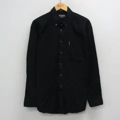 L/古着 ラルフローレン チャップス 長袖 ブランド シャツ メンズ 90年代 90s コットン ボタンダウン USA製 黒 26apr30のサムネイル