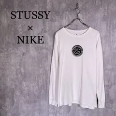 『STUSSY × NIKE』 ステューシー × ナイキ (L) グラフィックプリント ロングTシャツ