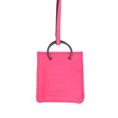 新品！HERMES サックオランジュ チャーム ピンク - メルカリ