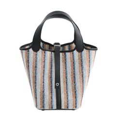 シンガポール店舗購入正規品】Hermès ピコタン18 チェック柄 - メルカリ