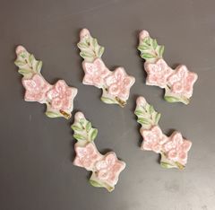 未使用保管品✨京焼 清水焼 紫泉 花あじさい 箸置き 2個✨紫陽花 箸置