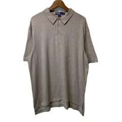 【中古】　POLO by RALPH LAUREN　ポロシャツ　90s vintage　90年代　半袖　シャツ　トップス　ハーフボタン　無地　オーバーサイズ　古着　/0111