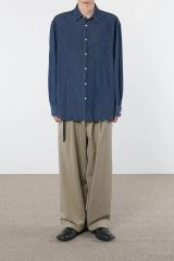PANTALON CHASSIGNOLLES インディゴリネン　モーターサイクル PANTALON CHASSIGNOLLES インディゴリネン モーターサイクル - メルカリ