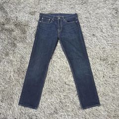 ロストコントロール DP-17 レザー切替 デニムパンツ 黒 赤耳 size3 